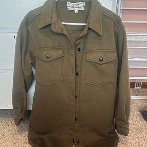 Oversized Shacket - women’s - Green - worn once
